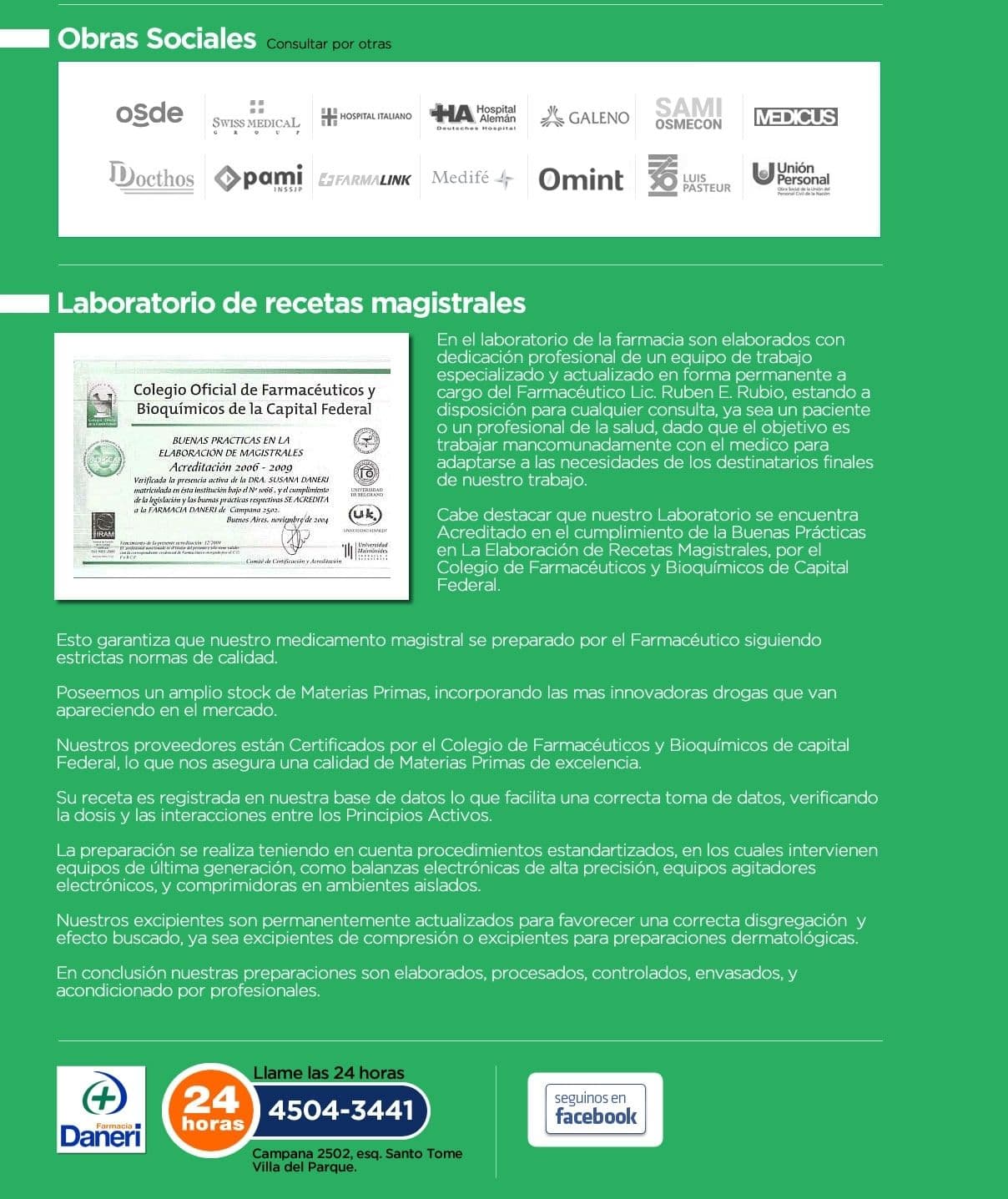 Laboratorio y acreditación